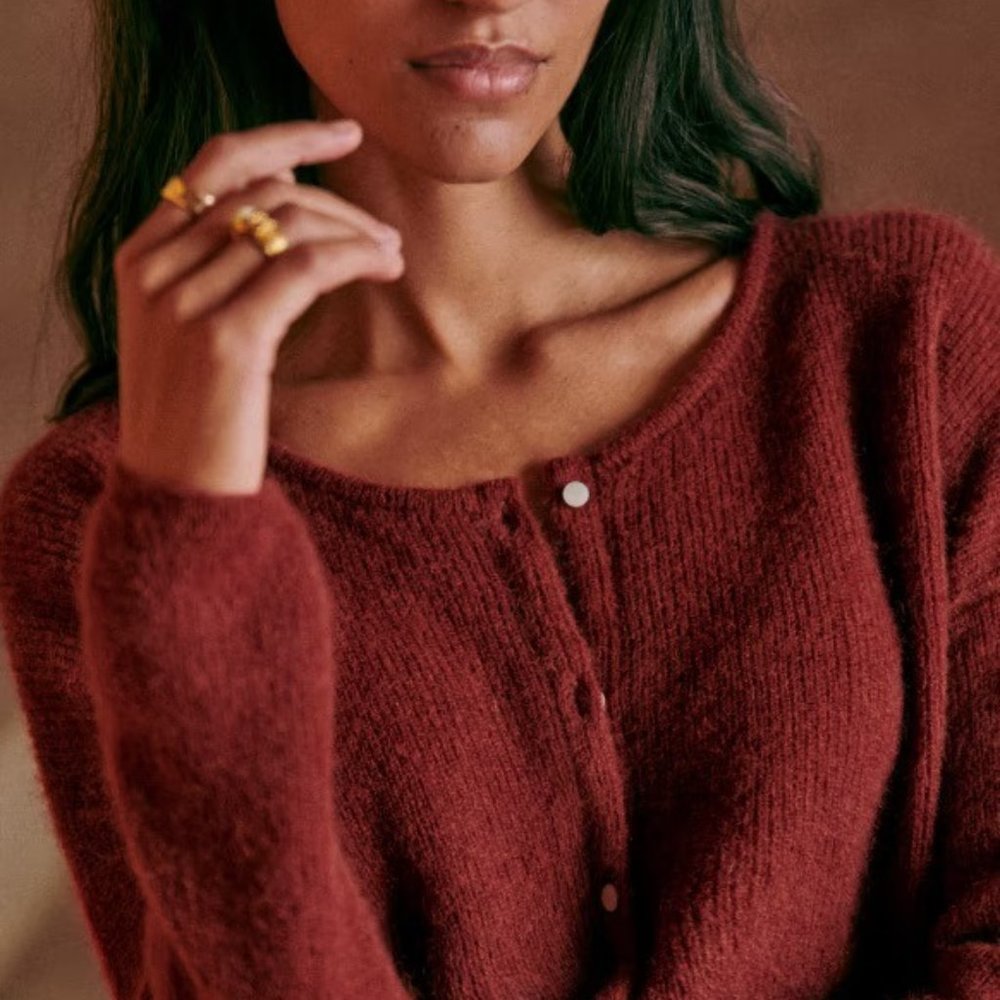 NWOT Sezane Gaspard Jumper XXS in Brick